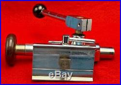 Vintage Levin Lever Operated Tailstock With 8mm Collet For Watchmakers Lathe