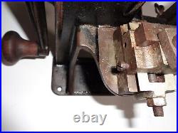 Vintage Little Sioux Steel Valve Cutting Mini Lathe Tool Facing Automobile Valve