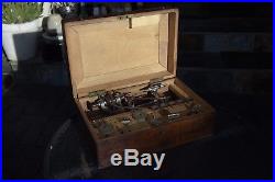 Vintage Lorch Schmidt & Co Watchmakers Lathe Original Box With Accessories