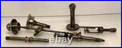 Vintage Lot Of 5 Assortment Of Lathe Parts Tools Watchmaker Jeweler Very Good