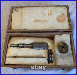 Vintage MACHINIST TOOL Unknown LATHE TOOL ATTACHMENT Mitutoyo Box SBM. 425. C