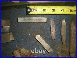 Vintage Metal Lathe Bits/Blades and Box