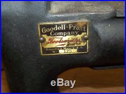 Vintage No 125 Goodell-pratt Toolsmiths Lathe No. 132 Cross Slide Original Chuck
