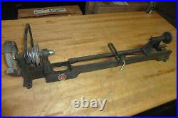 Vintage Powr-Kraft wood lathe cast Montgomery Ward withdisc sander grinder drill