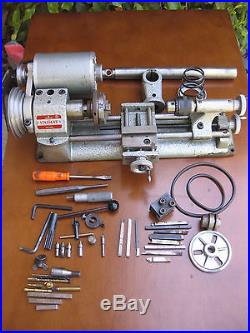 Vintage Unimat DB200 mini lathe with Accessories and Box