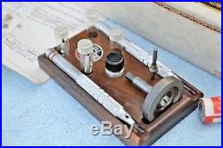 Vintage Waller Carbide Graver Set Watchmaker Watch Repair Tool Jewelers Lathe