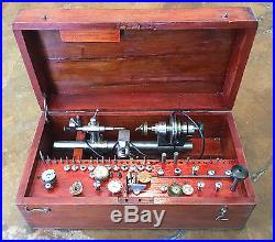 Vintage Watchmakers 6mm Watch Lathe Set Lorch Collet Accessories Jeweler