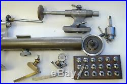 Vintage Watchmakers 8mm LATHE Victor collets jacot WW Bed 3 Jaw Chuck Drilling/T