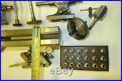 Vintage Watchmakers 8mm LATHE Victor collets jacot WW Bed 3 Jaw Chuck Drilling/T