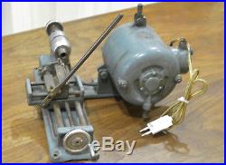 Vintage Watchmakers or Jewellers Lathe tool with electric motor Elge