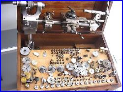 Vintage and Rare Watchmakers lathe 6.5 mm G Boley quality German lathe
