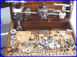 Vintage and Rare Watchmakers lathe 6.5 mm G Boley quality German lathe