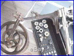 Vintage and Rare Watchmakers lathe 8 mm G Boley Leinen quality German lathe