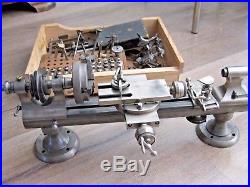 Vintage and Rare Watchmakers lathe Lorch Schmidt-quality German lathe 8 mm
