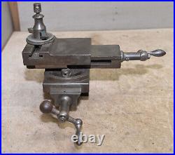 Vintage watchmaker lathe X Y cross slide vise tool post cutter work holder tool