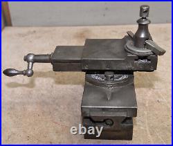 Vintage watchmaker lathe X Y cross slide vise tool post cutter work holder tool