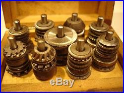 Watchmakers Lathe, 88 Gear Wheel & Scape Wheel Cutters, Milling Tools With Box
