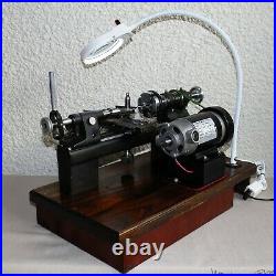 Watchmaker Tool-room Pultra Lathe Model-p 16 Bed 10mm Headstock