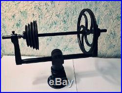 Watchmaker-jewelers. Antique Lathe transmission pulley