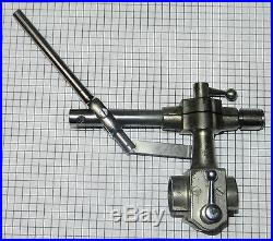 Watchmaker lathe pump tailstock, 8mm + drawbar, Geneva pattern, Wolf & Jahn, NR