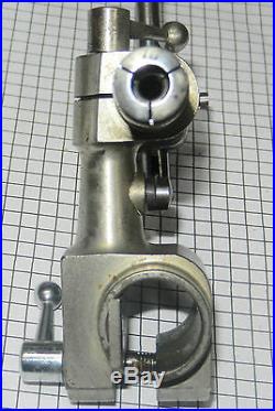 Watchmaker lathe pump tailstock, 8mm + drawbar, Geneva pattern, Wolf & Jahn, NR