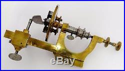 Watchmaker's Swiss brass & steel lathe ca 1880-85, unusual, antique rf25178