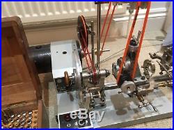 Watchmakers 8mm Boley Lathe with Gear cutting and other custom technical tools