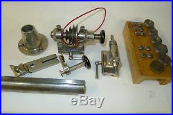 Watchmakers 8mm IME LATHE collets, step/ring chucks, brass wax & TIP OVER T-rest