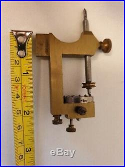 Watchmakers Vintage Pivot Brass Drilling Lathe Tool, in box