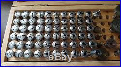 Watchmakers WW 8mm Complete Lathe Collet Set with 6 Jaw Bezel Chuck in Great Cond