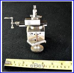Watchmakers lathe X Y Cross Slide Table American Watch Tool Co. With tool holder