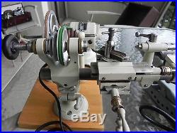 Watchmakers lathe bundle with Motor, Foot Pedal, & Accessories