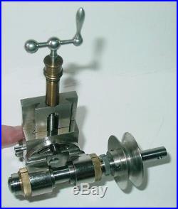 Wolf Jahn Milling Attachment for Watchmakers Lathe, 8mm, NICE