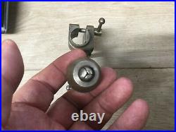 Wolf Jahn Watchmaker Lathe Adapted Lever Action Tailstock With Chuck & Runner