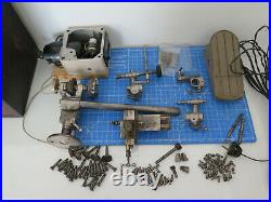 Wolf jahn Watchmakers 6mm lathe lots of extras collets lathe pump more