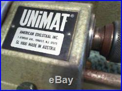 Working American Edestaal SL-1000 Unimat Lathe For Small Precision Parts