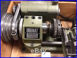 Working Unimat Sl1000 American Edelstaal Lathe + Belsaw K-350/351 Key Cutter